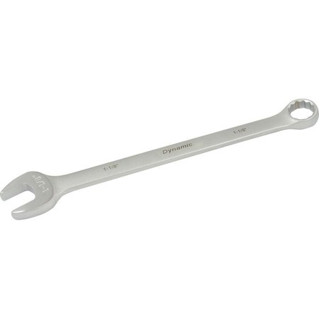 DYNAMIC Tools 1-1/8" 12 Point Combination Wrench, Contractor Series, Satin D074336